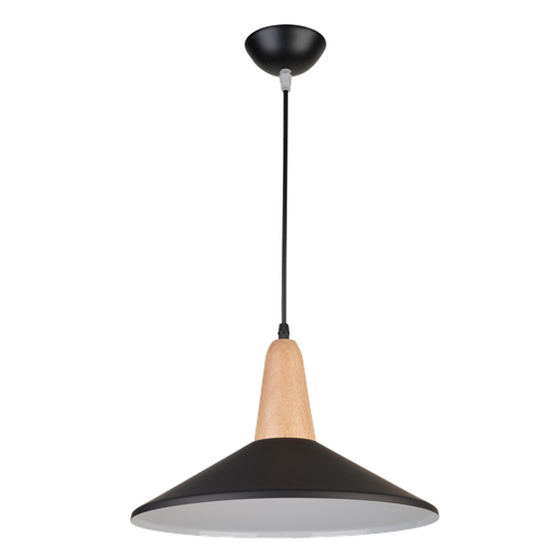 [SKDP007] DOME330 Pendant Light Timber Black