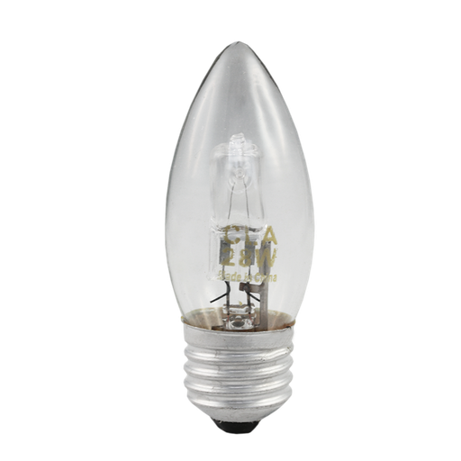 [DHC28ESC] Energy Saving Halogen Candle Globe Clear 28W 240V E27