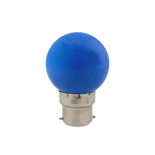 [180627] LED Fancy Round Blue 1W 230V B22