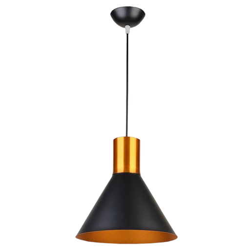 [SKDP012] DOME250 Pendant Light Black Aluminium