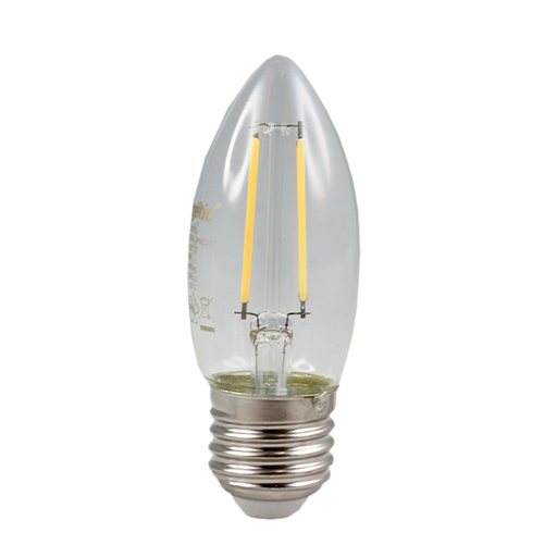 [122157] Smarter Lighting LED Filament Candle 4.8W 2700K Dimmable E27