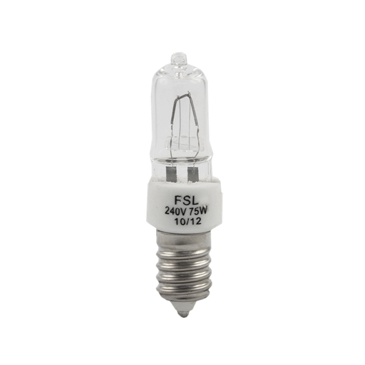 [H21673CL] JD Halogen Lamp Clear 75W 2700K 240V E14