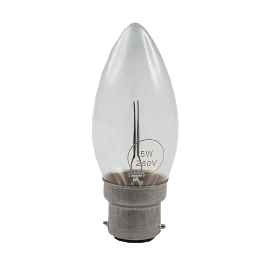 [260701] Flicker Flame Candle 5W 250V 2700K B22 Non-Dimmable