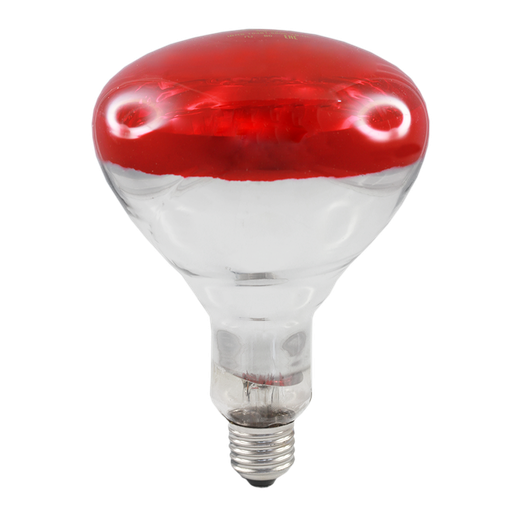 [311120] Infrared Industrial Heat Lamp Incandescent 250W 240V E27 ES Red Reflector