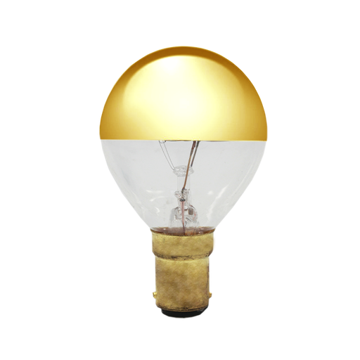 [6610] Incandescent Crown Gold Lamp 25W 240V BA15d