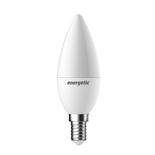 [122145] Energetic Smarter Lighting LED Candle 6W Frosted 3000K Dimmable E14