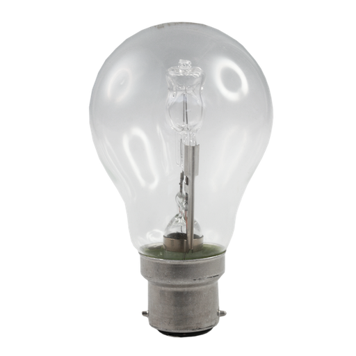 [10321] ECO A55 Halogen GLS Globe Clear 52W 240V B22