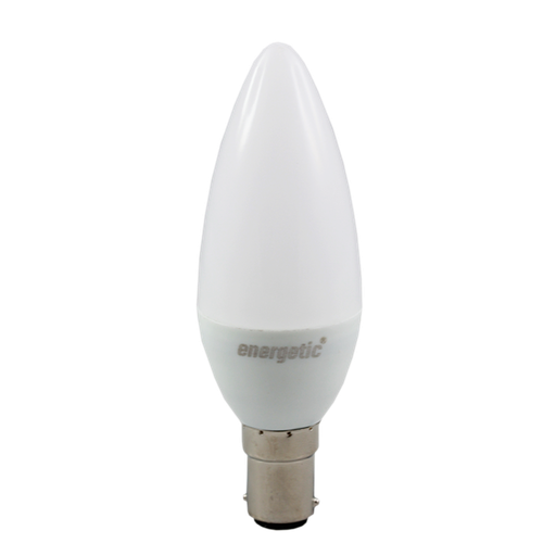 [122154C] Smarter Lighting LED Candle Frosted 6W 6500K Dimmable BA15d