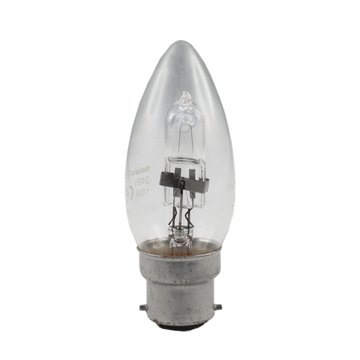 [10271] ECO C35 Halogen Candle Globe Clear 18W 240V B22