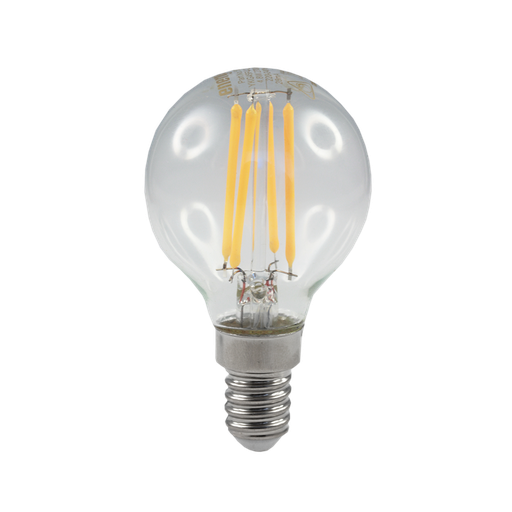 [132201A] Smarter Lighting LED Filament Clear SupValue Fancy Round 4.8W 2700K Dimmable E14